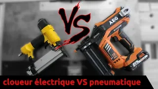 cloueur électrique VS cloueur pneumatique - Versus
