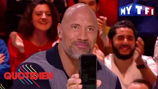 Dwayne Johnson, l'acteur le mieux payé de tous les temps | Quotidien avec Yann Barthès