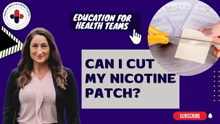 NRT - Can I cut my Nicotine Patch?