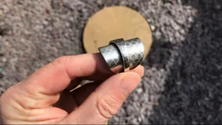 Awesome ring from an old silver spoon