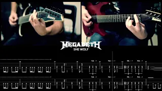 MEGADETH - She Wolf [GUITAR COVER + TAB]