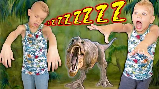 BrOtheR Won't Wake Up! Imagination SleepWalking BrOtheR DinOsaur!