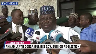 Senate President, Ahmad Lawan Congratulates Governor Mai Mala Buni On Re-election