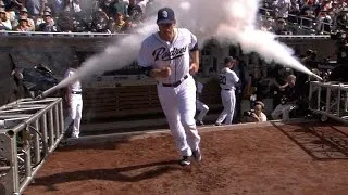 SF@SD: Padres starters introduced at home opener