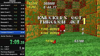 SRB2 Mystic Realm: All Emeralds in 28:54.47 (Knuckles)