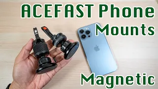 Don't Drive with Phone In Hand! | ACEFAST Magnetic Car Phone Holders Review
