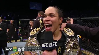 UFC 232: Аманда Нунес - Слова после боя