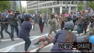 Palestine activists confront celebrities, politicians entering White House Correspondents' Dinner