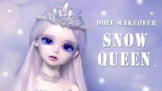 블루페어리 구체관절인형 메이 눈의 여왕 변신! Snow Queen Repaint Custom OOAK Doll -BlueFairy BJD -May /딩가의 회전목마 (DINGA)