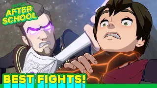 BEST Fights in The Dragon Prince! 🐉🥊 Mystery of Aaravos | Netflix After School