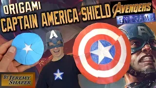 Origami Captain America Shield Flying Flicker