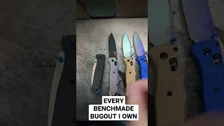 Every Benchmade Bugout I Own (Quickie)