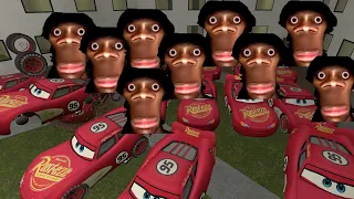 Hi my name is family vs too much lightning mcqueen gmod