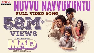 Nuvvu Navvukuntu Full Video Song | MAD | Kalyan Shankar | S. Naga Vamsi | Bheems Ceciroleo