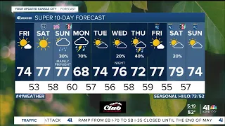 The beautiful weather continues through Saturday