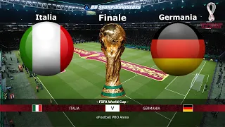 PES 2021 • Italia vs Germania Finale, World Cup Qatar 2022 "Chiesa fa tornare l'Italia a credere"