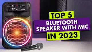 Top 5 Wireless Bluetooth Speaker With Karaoke Mic In 2023 🔥Best Bluetooth Speaker Under 5000 🔥Review