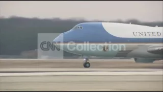 OBAMA BOARDS AIR FORCE ONE -- TRAVEL TO ATLANTA