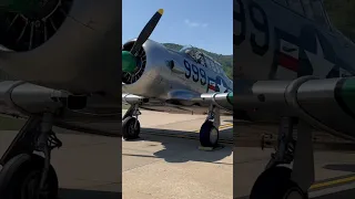 The sound of a radial engine on the 1941 at-6 #airplane #warbird #radial #aviation #oldschool