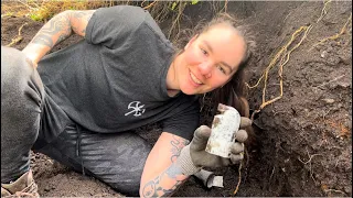 Clay pipes, Horror Cures and More! Mudlarking and Digging for treasure!