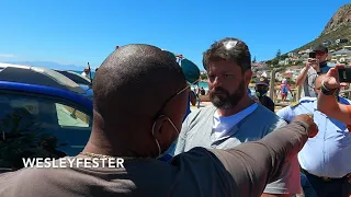 #WeAreMore protester arrested for attacking Enca reporter at Fish Hoek Beach