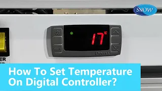 Snow | How to set the temperature on digital controller?