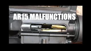 AR15 Malfunctions - failure to feed/fire, failure to eject, double feed, brass over bolt, mortaring,