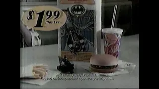 Batman Returns McDonald's Happy Meal commercial 1992