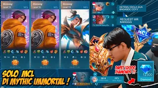 SOLO MCL DI MYTHIC IMMORTAL SPAM LING MALAH KETEMU SUBSCRIBERS + DAPET 13.000 DIAMONDS!  - MLBB