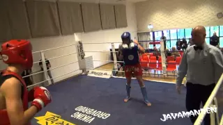 1 Niclas Vingaard FS Køge vs Philip kirkebjerg Extreme MT  75 kg, U17 Upcomming Fighters 25 okt 2014