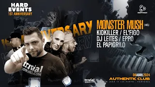 Monster Mush play for Hard Event @ Authentic Club, Porto Portugal (VIDEOSET)