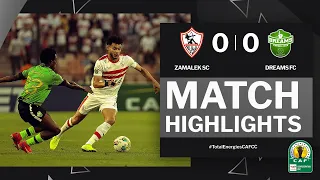 #TotalEnergiesCAFCC | HIGHLIGHTS | Zamalek SC 🆚 Dreams FC | Semi-Finals 1st Leg | 2023/24