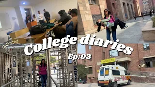 College Diaries Ep:03 | Emergency hogyi🚨‼️| Amity University Noida | Sokuusvlog