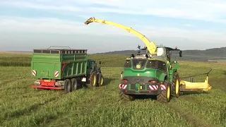 Sklizeň Čiroku 2023 pro BPS s John Deere 9700i