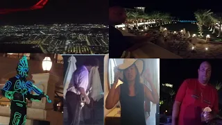 Baron Palace Egypt a kind of Monday night lots of live shows//despedida//night view of Hurghada