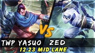TheWanderingPro - Yasuo vs Zed MID Patch 12.23 - Yasuo Gameplay