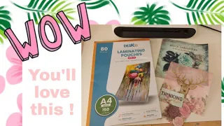 FANTASTIC LAMINATING IDEA - PAPERCRAFT - WOW YOU'LL LOVE IT