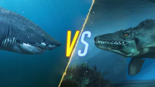 Megalodon VS Mosasaurus