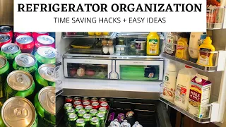 REFRIGERATOR ORGANIZATION IDEAS | Clean, Declutter and Organize With Me 2021 | Fridge Organization