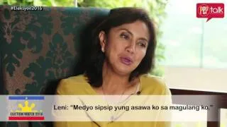 Leni Robredo on PEP TALK. How her boss became her husband