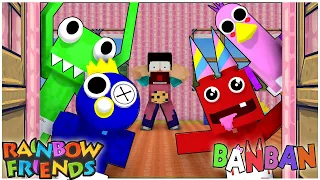 Monster School : BABY GARTERN OF BANBAN and RAINBOW FRIEND - Minecraft Animation