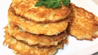 Настоящие ДРАНИКИ из картофеля.. Секрет Вкусных Драников.  Картофельные Оладьи.  Potato fritters