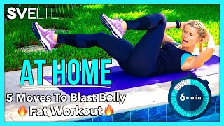 Five Moves to Blast Belly Fat Workout - Svelte Training