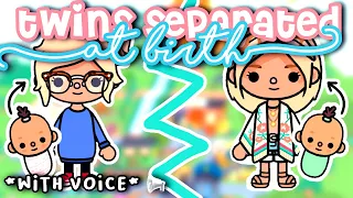 Twins Separated At Birth 👶🏻 👯‍♀️ || *WITH VOICE* 📢 || Toca Boca Roleplay || Tiktok Roleplay