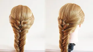 Easy Braid Hairstyle for Beginners.Hairstyle Transformations
