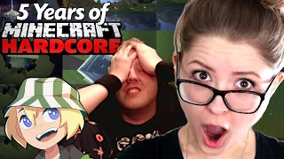 Normies React To Ph1LzA For The First Time!! (5 Years of Minecraft Hardcore and THE DEATH)