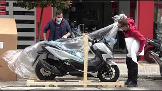 unboxing 2021 HONDA FORZA 125 (euro 5)