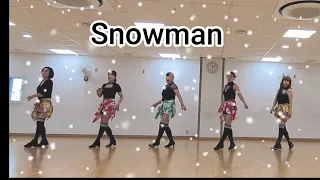 Snowman/Beginner Rolling 8 counts/스노우맨 라인댄스