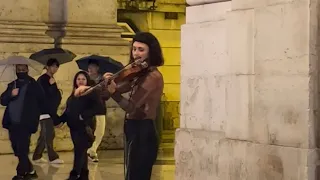 Experience - Ludovico Einaudi | Nadeya busking in Lisbon