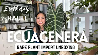 💚 BIG Rare Plant ECUAGENERA Import LIVE Sales Unboxing! 💚